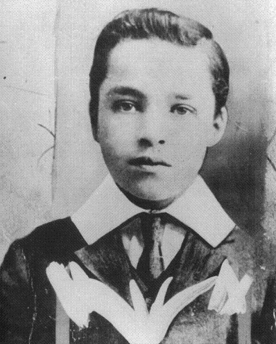 Young Chaplin while performing with “The Eight Lancashire Lads”